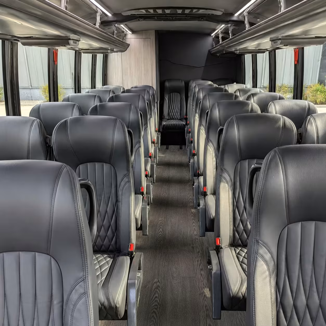 25 passenger minibus inside