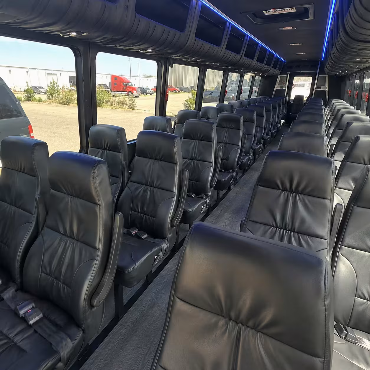 35 passenger minibus interior